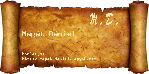 Magát Dániel névjegykártya