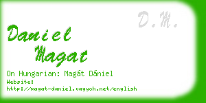 daniel magat business card